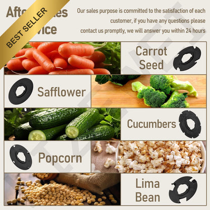 Set of 12 Seed Plates for EarthWay 10001 1001-B Garden Seeder