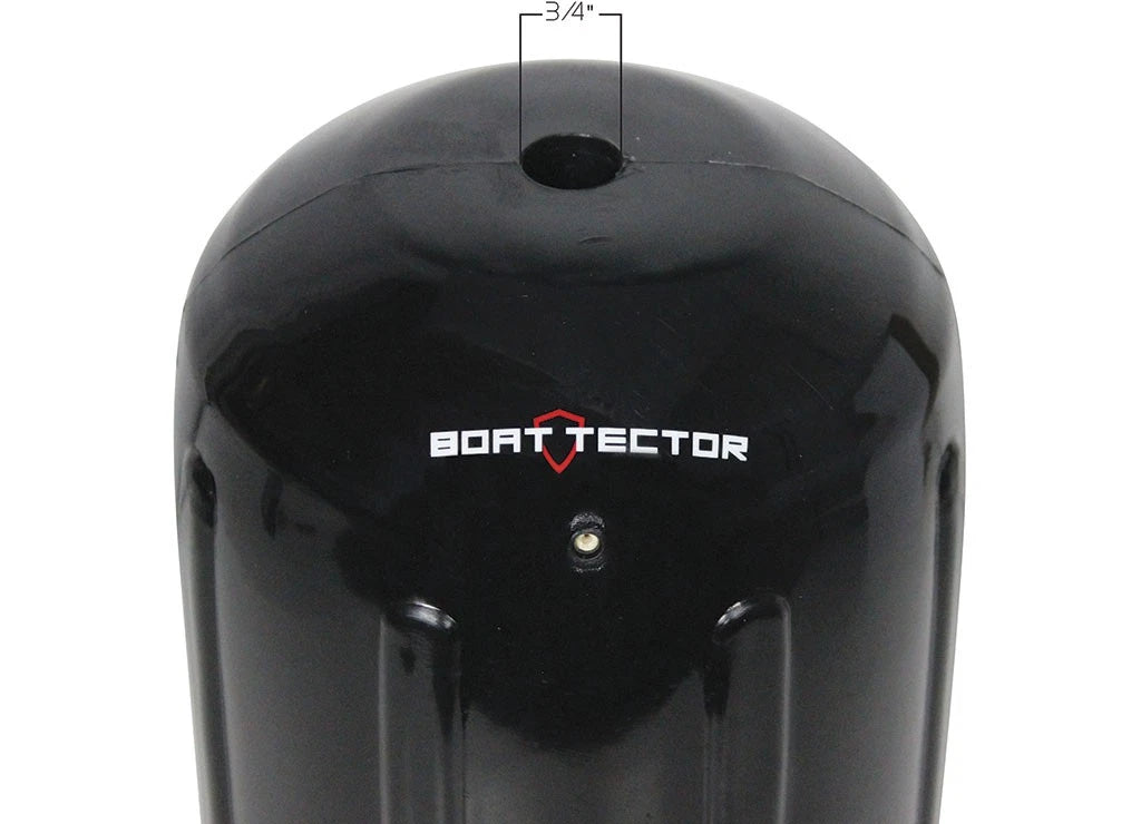 2X Inflatable Fender for Boat (3006.7300.2) 6.5" x 15" Black