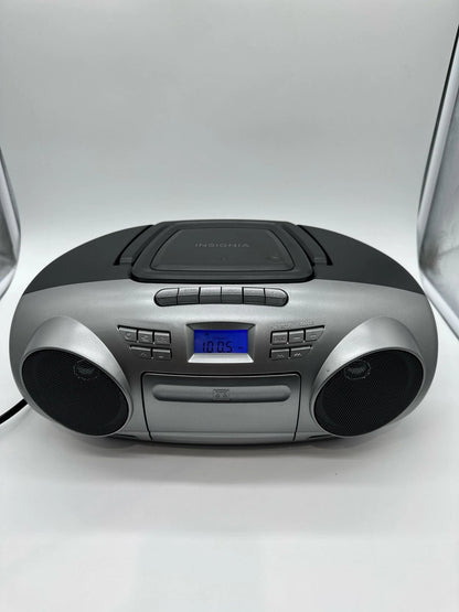 Insignia AM/FM Radio Portable CD Boombox with Bluetooth Stereo MP3