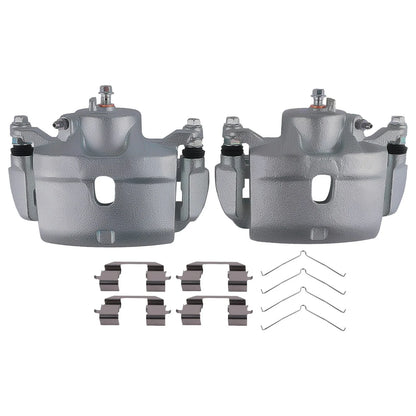 Pair of Front Brake Calipers w/ Bracket for Honda CR-V (2002–2004)