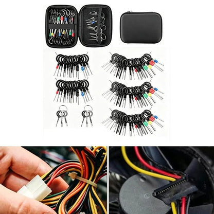 82PCS Wiring Harness Terminal Removal Tool Kit for Automotive Use
