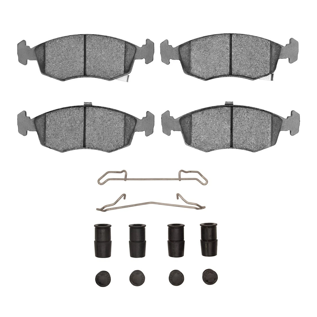 2X Brake Pad Set Front for Fiat 500 (2012–2019) 2600-1568-01