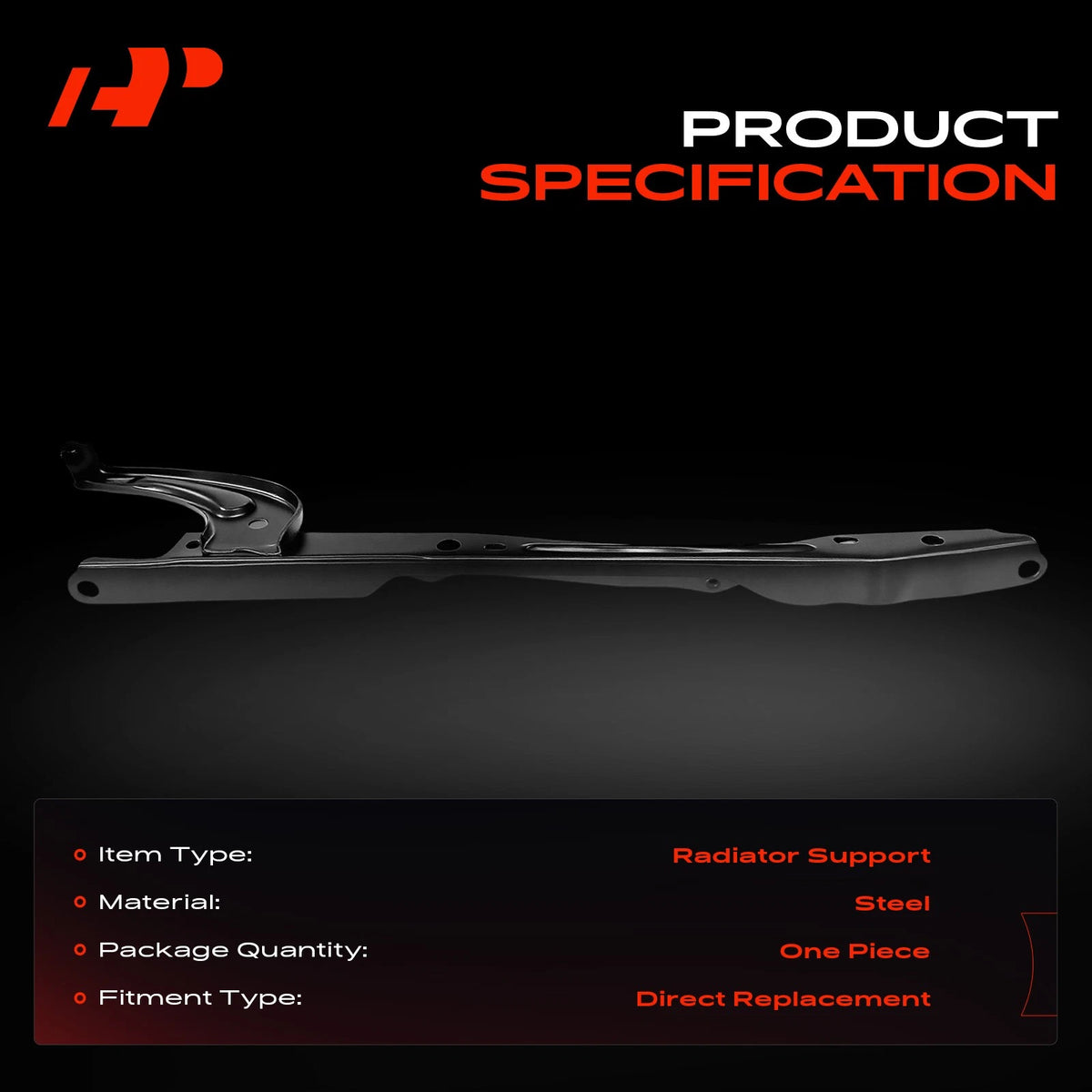 Radiator Support for Toyota Camry (2007–2011) 5320806020, TO1233104