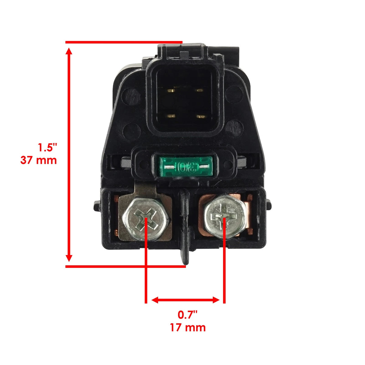 2X Starter Solenoid Relays for Suzuki GSX-R1000 GSX-R750 (2005–2016)