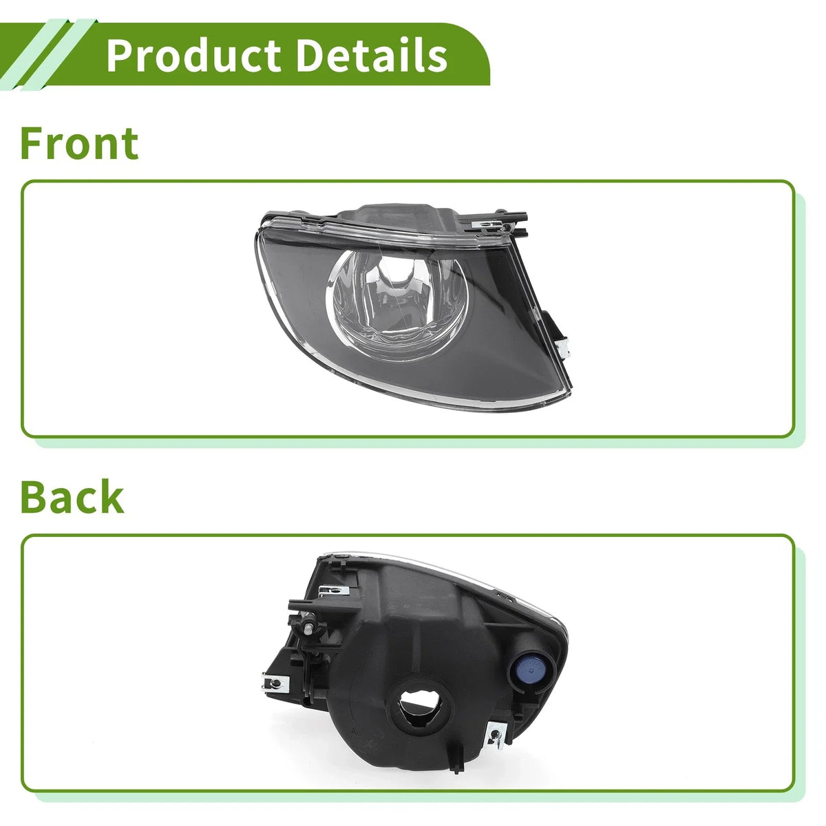 1 Pc Right Fog Light Grill for BMW 3 Series (2007–2011) No. 63176937466