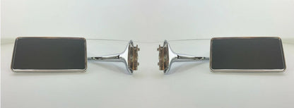 Peep Mirrors Long Arm Replacement for Universal Trucks Vans Cars (Universal)
