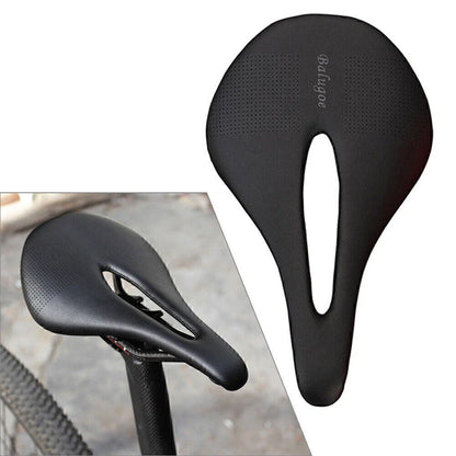 EC90 Hollow Carbon PU Leather Bicycle Saddle for Road Bike
