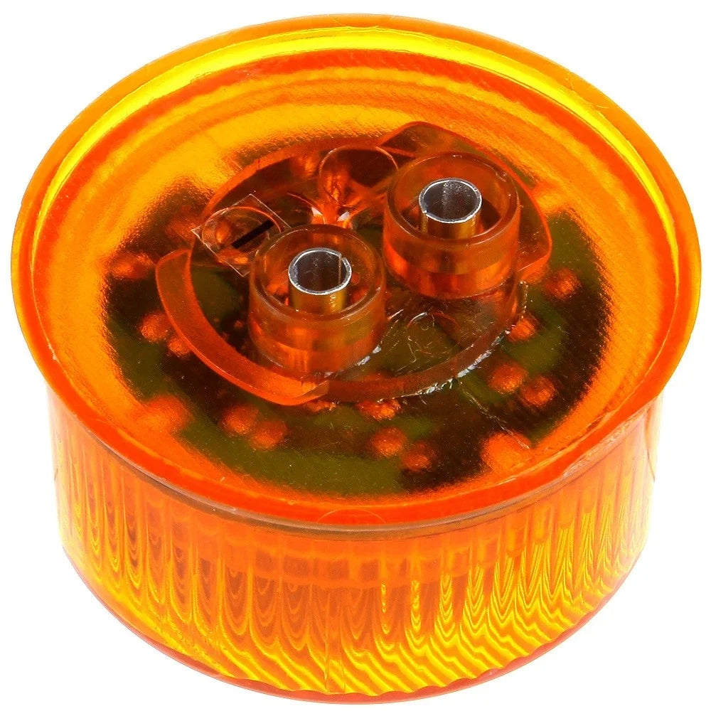 8pcs Amber Side Marker Light for Trailer Truck (2 Inch)