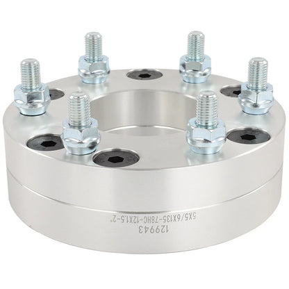 Set of 4 Wheel Adapters 5x127 to 6x135 for Dodge Chrysler Chevy