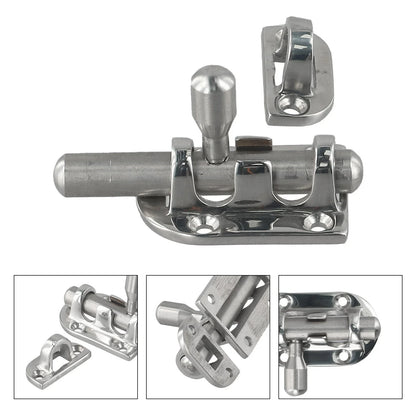 Stainless Steel Door Glass Lock Latch for Marine Boat (60mm)