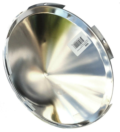 Pair of Front Hub Caps for Universal Fit Steel Wheel (UP#10099) Chrome