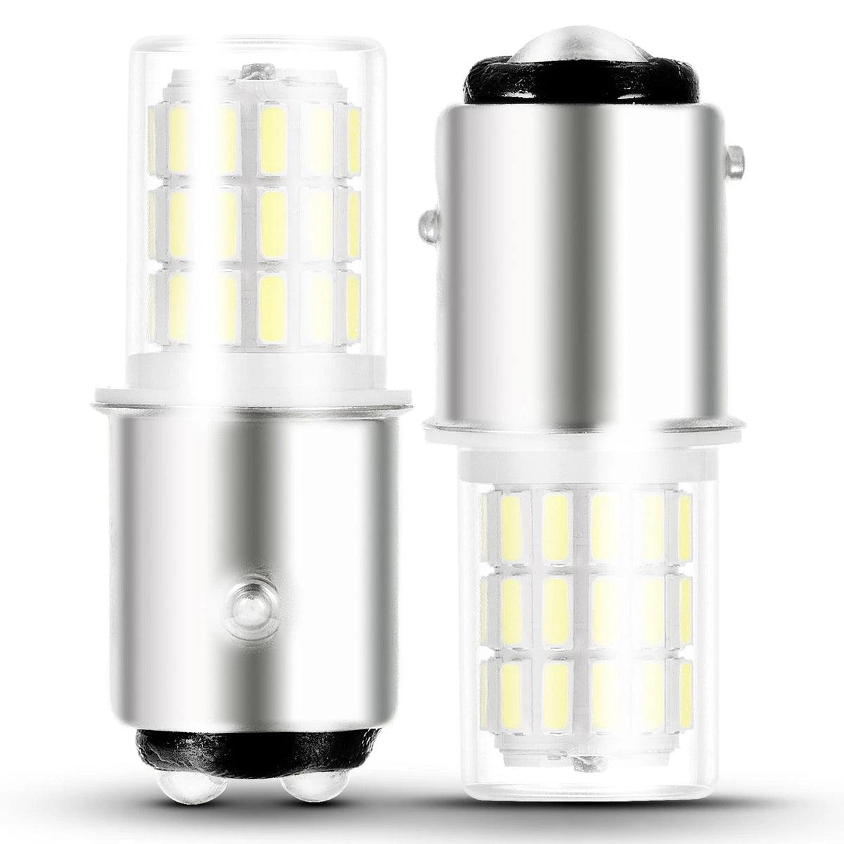 2X 1157 LED Brake Light Bulbs 6000K for Vehicles (12V/24V)