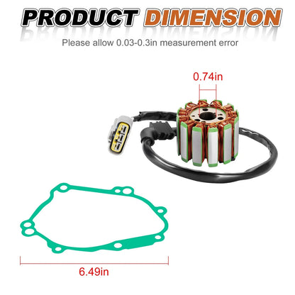 Gasket for Yamaha R1 (2006–2008) - Magneto Stator Flywheel Rotor Cover