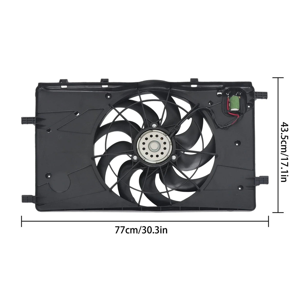 Cooling Fan Assembly for Chevrolet Cruze 1.4L (2011–2016) 13427160 13450284