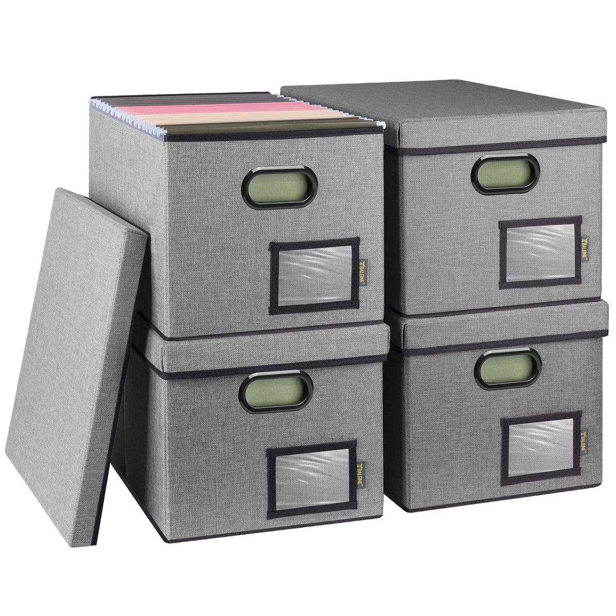 File Organizer Box for Universal Use (Collapsible, Plastic)