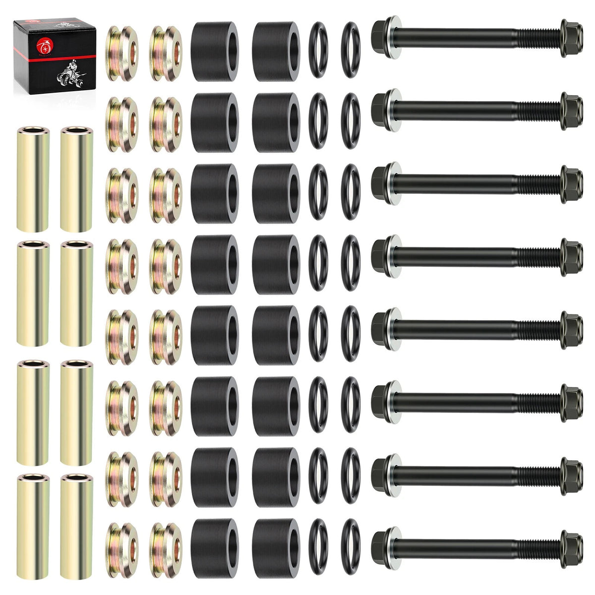 Front A-Arm Bushing Kit w/ Bolts for Polaris Pro XD Full-Size (2022–2026)