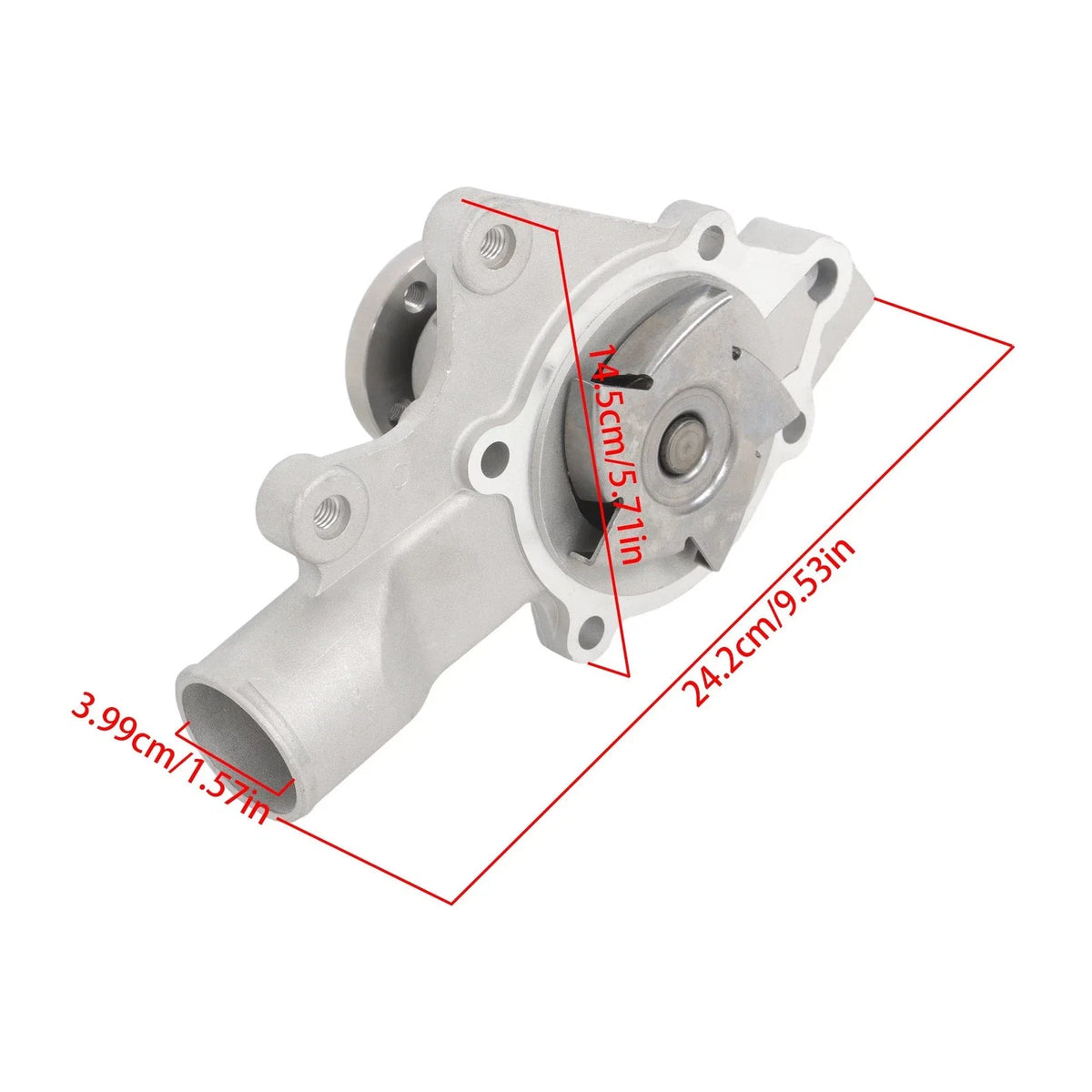 Front Engine Water Pump for Jeep Cherokee Comanche Wrangler (1988–1989) AW3414