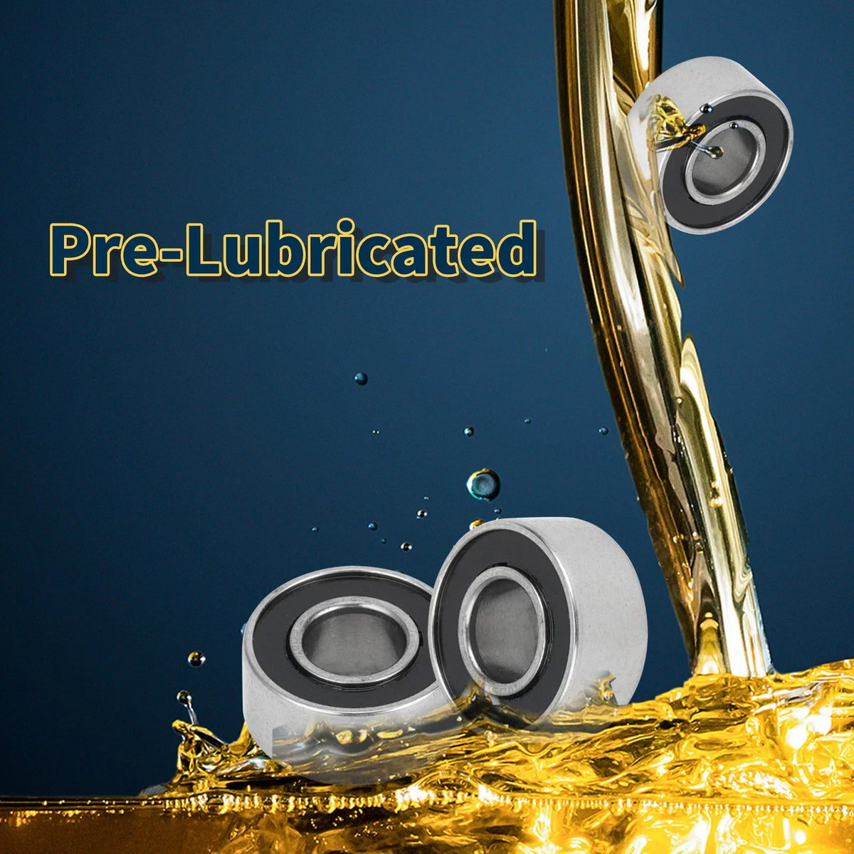 Deep Groove Ball Bearing 684-2RS for Scooter Skateboard Wheel (4x9x4mm)