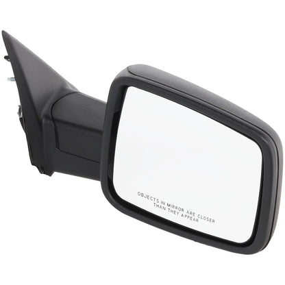 Right Manual Folding Mirror for Ram 1500 2500 3500 (2013–2022) Textured Black