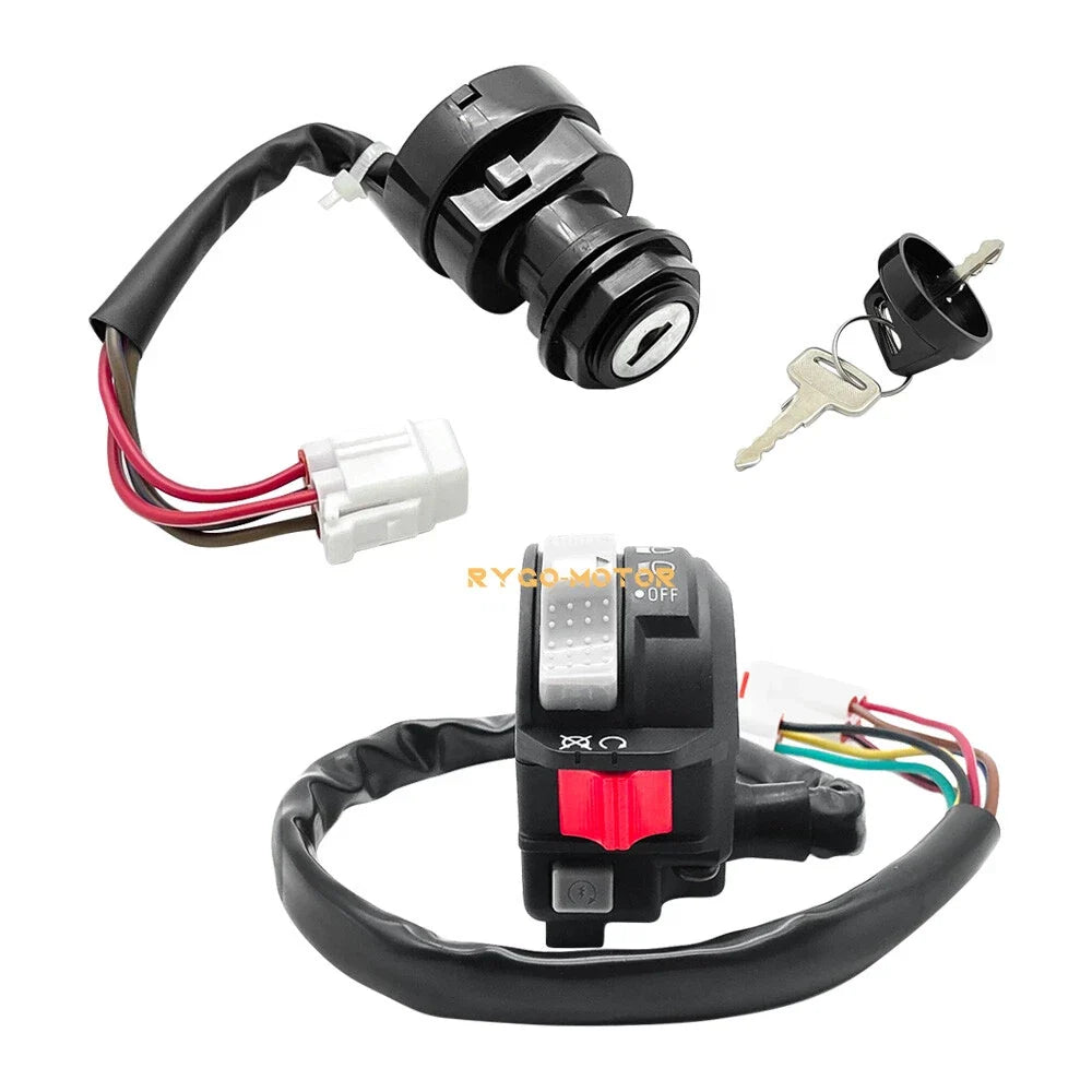Headlight Start Stop Switch & Ignition Key Switch for Yamaha YFZ 450 (2006–2013)