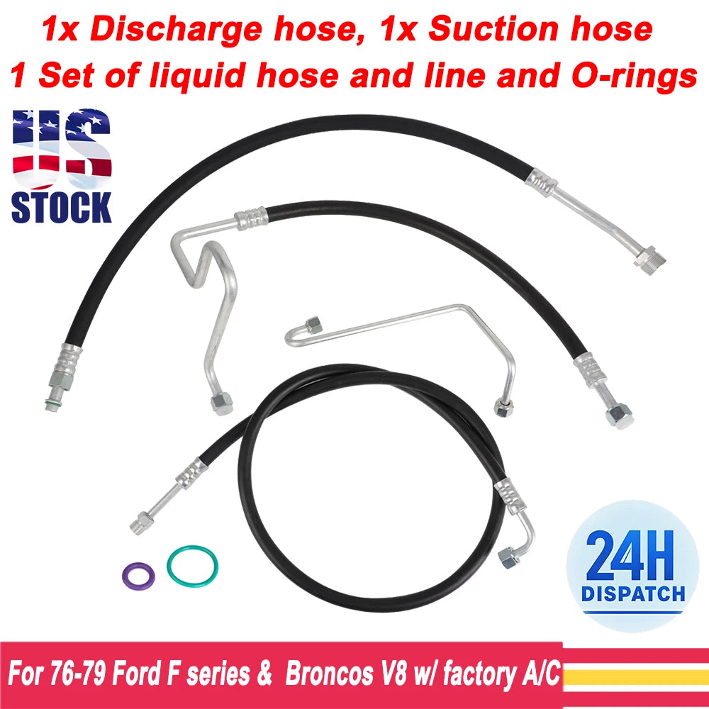 A/C Discharge, Suction & Liquid Hoses for Ford F & Bronco
