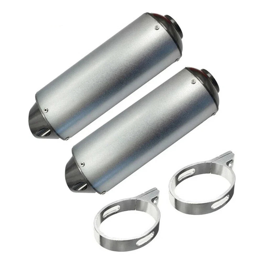 2X 28mm Exhaust Muffler for CRF50 XR50 SSR Pit Dirt Bike (50cc–125cc)