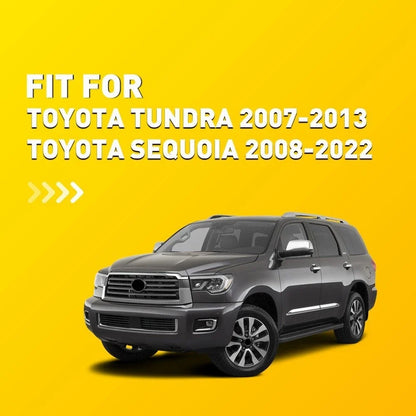 Gray Leather Console Lid Cover for Toyota Tundra (2007–2013) & Sequoia (2008–2022)