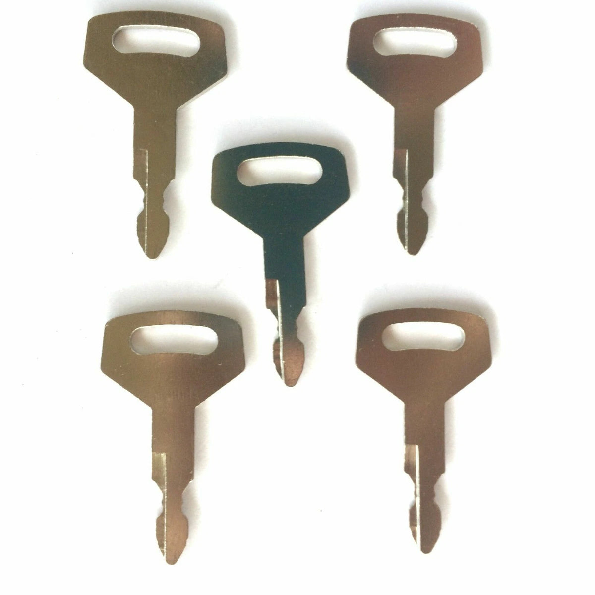 5pc Ignition Keys for Case Kobelco Kawasaki New Holland Mini-Excavator