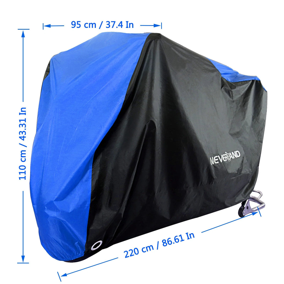 Motorcycle Cover for Neverland (NEV M40-20-L) All Weather UV Waterproof 220CM