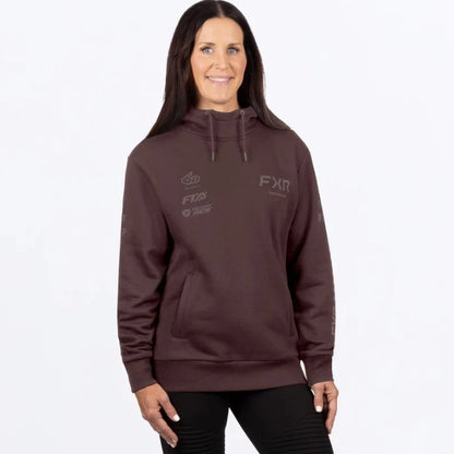 3XL FXR Raisin Stack Cotton PO Hoodie