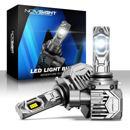 2X 9006 LED Headlight Bulbs for NOVSIGHT (300% Bright, 6500K, 130W, 30000LM)