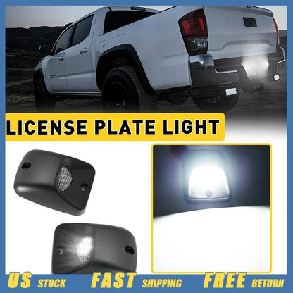 2X LED White License Plate Lights for Toyota Tacoma (1995–2004)