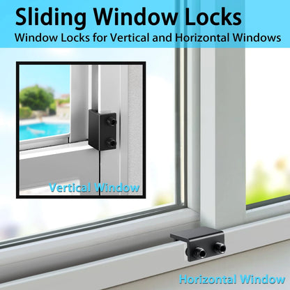 4X ZRFCXE Window Locks for Sliding Doors (No Year Range Specified)