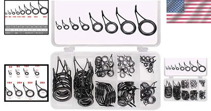 Fishing Rod Repair Kit – 75 Durable Pieces with Light Ceramic Guides