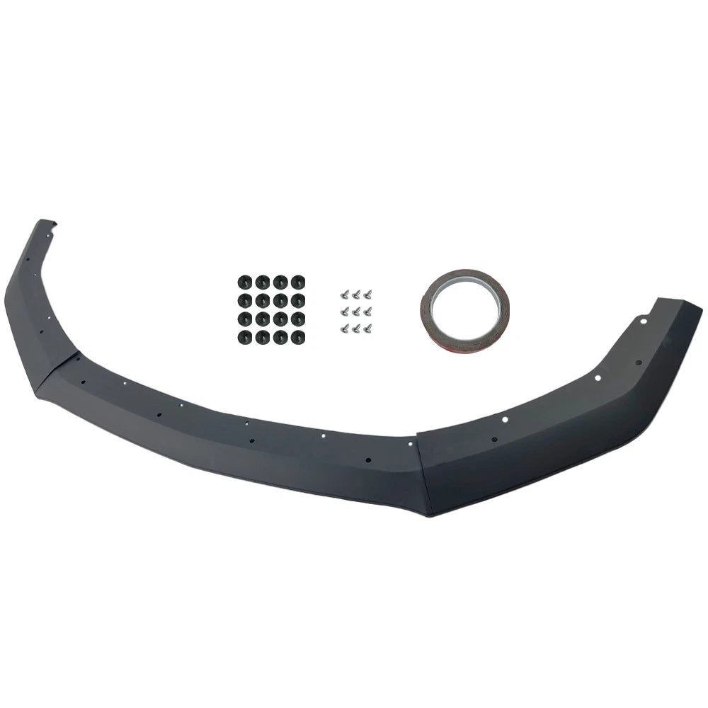 Matte Black Front Bumper Lip for Ford Mustang Ecoboost/GT (2024–2025)