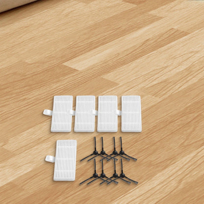 Set of 3 Side Brushes & 5 Filters for