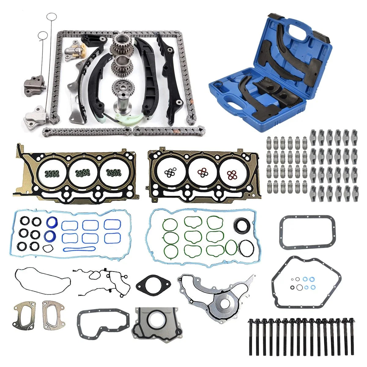 Engine Rebuild Kit for Jeep Chrysler Dodge Ram 3.6 (2011–2015) - Lifters, Timing Tool