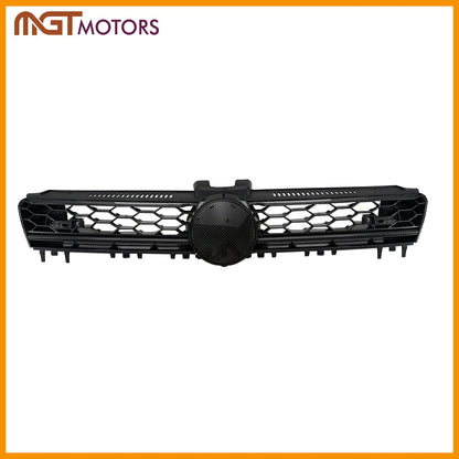 Carbon Fiber Print Front Honeycomb Bumper Grille for VW Golf MK7 GTI (2017–2019) FZ-GR-GOLF717V1-BKR