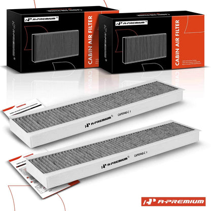 2X Activated Carbon Cabin Air Filter for Mini Cooper (2002–2008) 64311496711, 4478, PC5537-P, C15537, VCA-1056