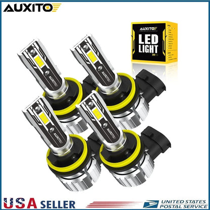 4X LED Headlight Bulbs H11 H8 for High/Low Beam (120000LM)