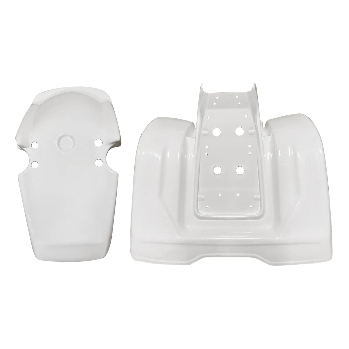 Front + Rear Fender Set for Honda ATC200X (1983–1985) - ABS Plastic, White