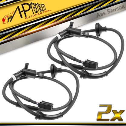 2X Rear ABS Wheel Speed Sensor for Volkswagen Jetta Golf Cabrio (1995–1999) 6N0927807A, 5S11402