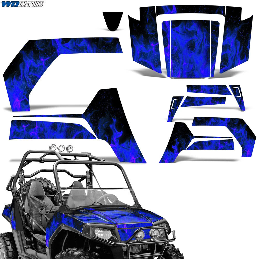 Graphics Kit Decals Stickers for Polaris RZR 800 S (2006–2010)