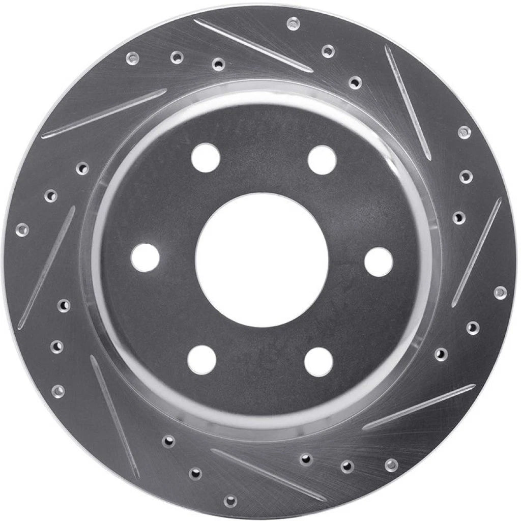 Rotor Set for Chevy Silverado 1500 (2001–2005) ALX-PAU-DF-7512-48044-CLA3, Drilled and Slotted