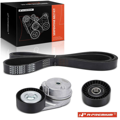 3X Serpentine Belt Drive Component Kit for Volkswagen Routan (2009–2010)