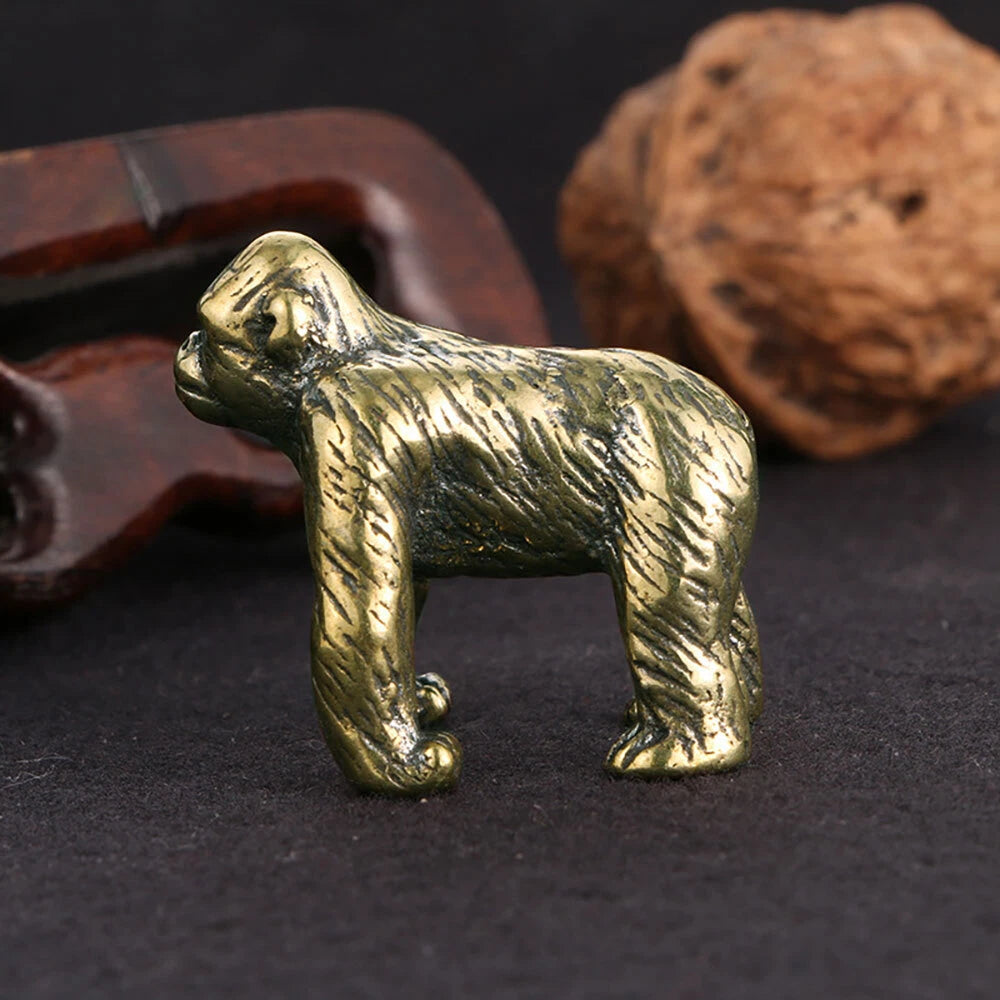 Miniature Monkey Gorilla Statue Tea Pet Figure Craft Toy