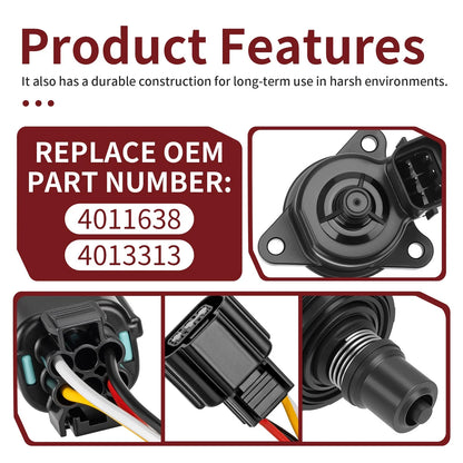 Idle Air Control Valve 4011638 w/ Harness for Polaris RZR 4 XP 900 (2012–2013)