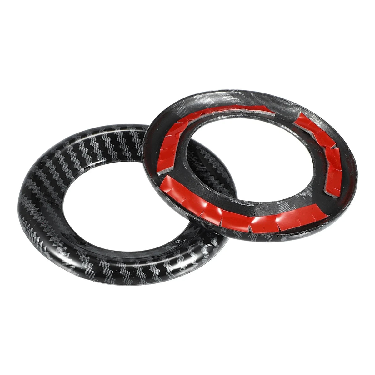 2pcs Loudspeaker Circle Trim for Honda Civic (2016–2021) Carbon Fiber