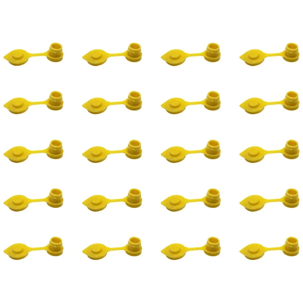 20 Yellow Fuel Gas Jug Vent Caps for Eagle Scepter