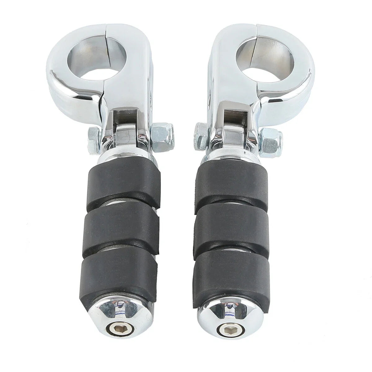 1 1/4" Engine Guards Highway Foot Pegs for Harley Touring Sportster